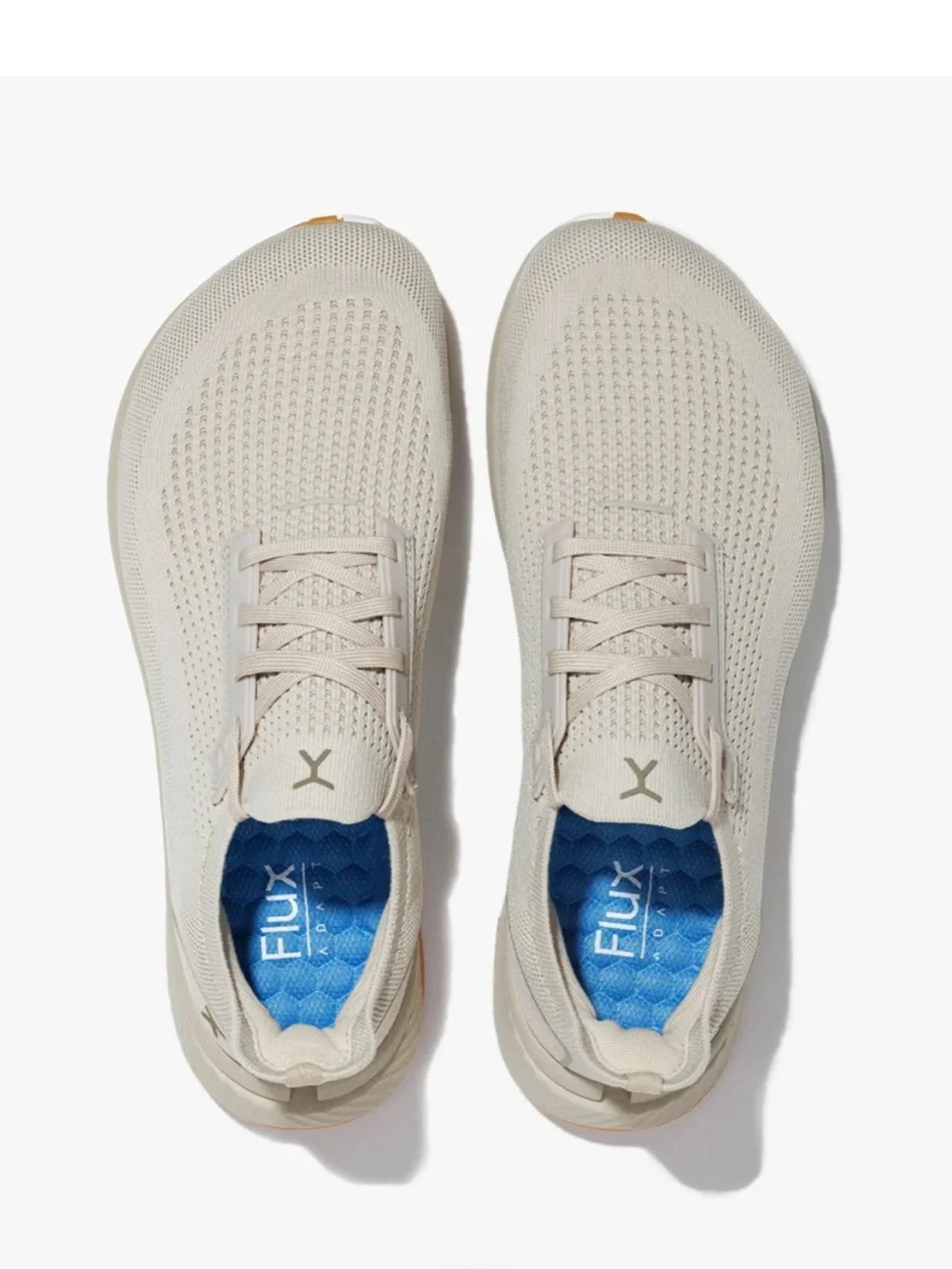 Flux woman’s White Knit Athletic Sneakers